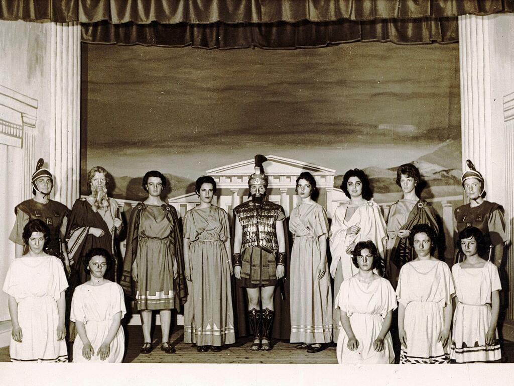 Photo 1 - Antigone 1960 production at Harrogate Ladies' College