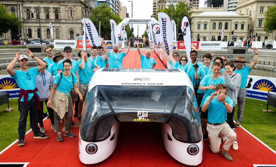 Solar Car finishes in Adelaide
