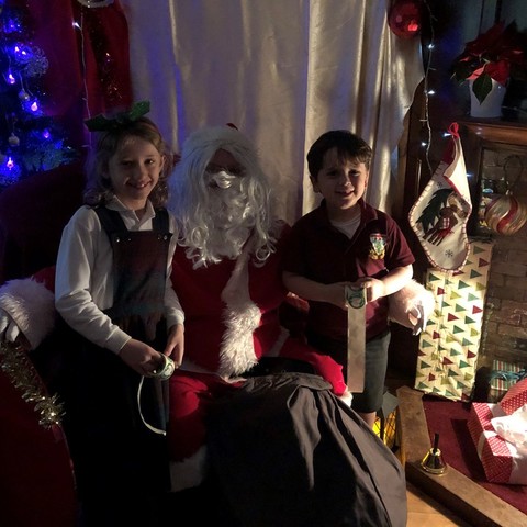 Father Christmas visits Barrow Hills 061219