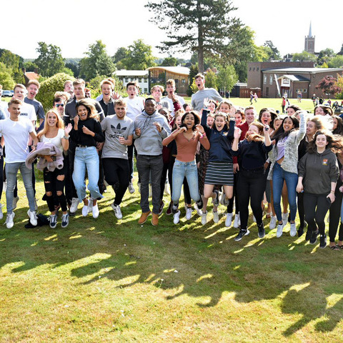 Bishop's Stortford College Upper Sixth students