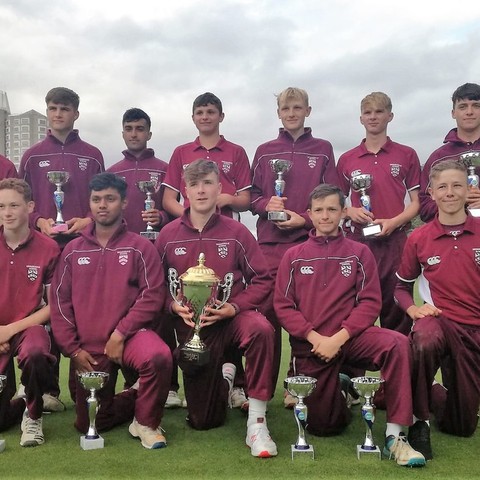 Bromsgrove U17 National cricket champions