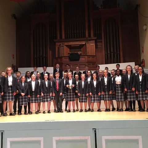 Prep and Senior Choristers - chelt festival U19 winners