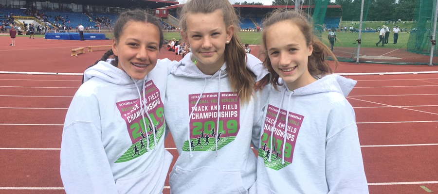 Burgess Hill Girls Represent Sussex in National Athletics Finals