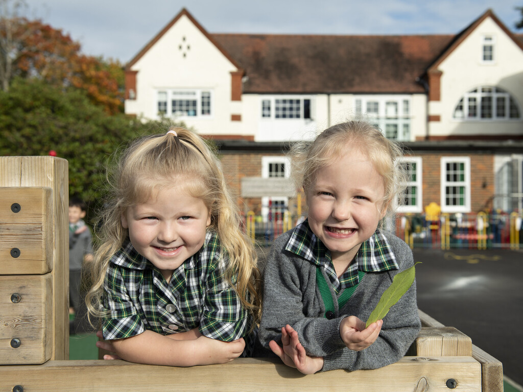 Reception enjoying the fresh air at Chinthurst