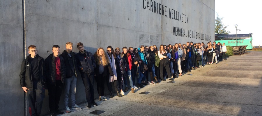 Dauntsey's Pupils at the Carriere Wellington Museum in Arras
