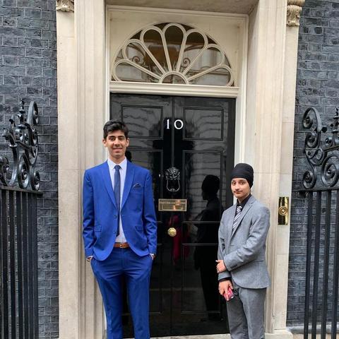 Haryan and Jasgobind visit 10 Downing Street - Vaiskahi reception