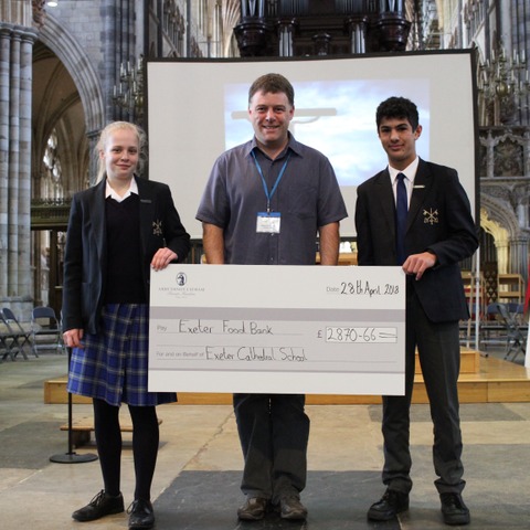 Foodbank cheque