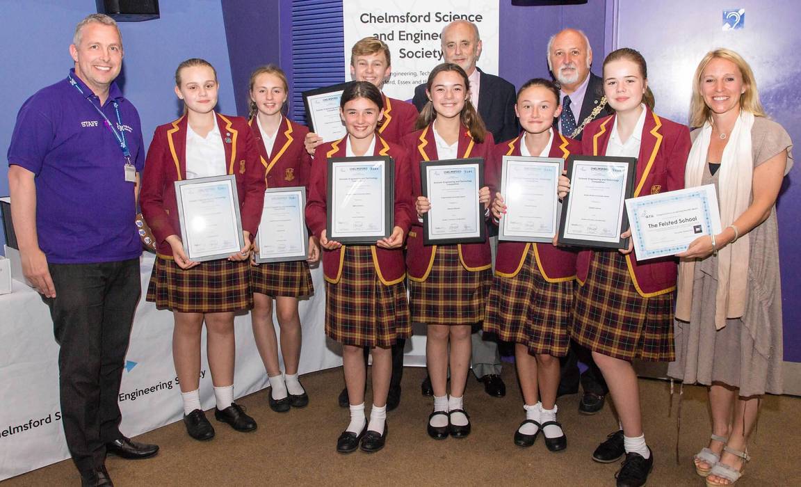 Felsted prep pupils accept their awards