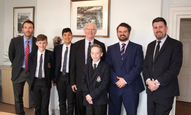 Visit to Halliford School by PCC for Surrey