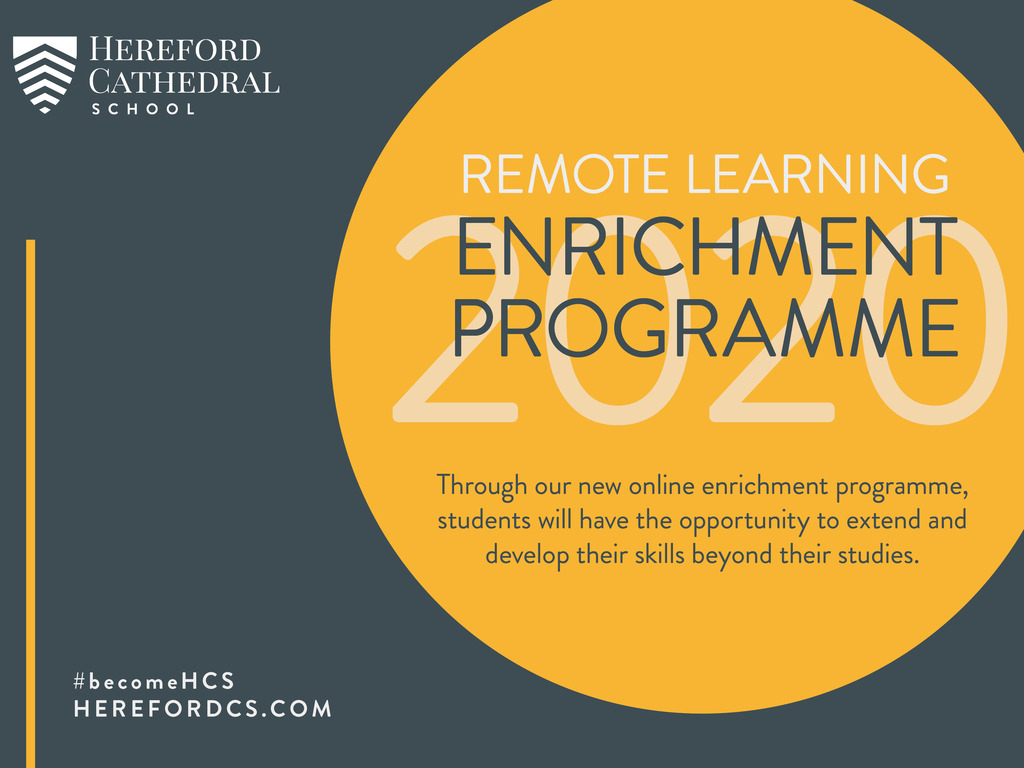 Hereford Cathedral School Enrichment Programme cover