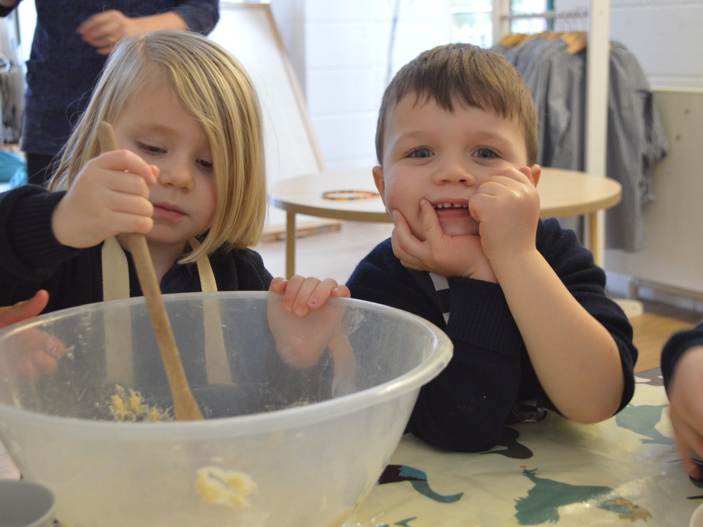 Nursery children from Highfield and Brookham Schools.