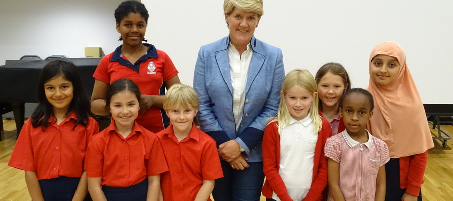 Clare Balding visit