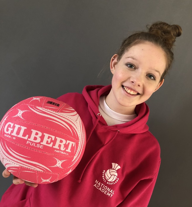 India Duffy from Kilgraston School selected to train with Scotland's National Netball Development Academy