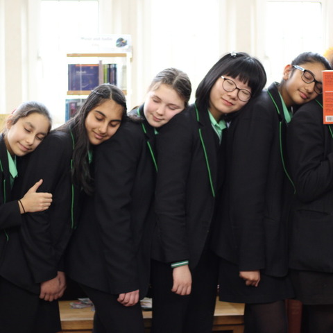 KEHS girls preparing for their sleep-themed Salus Wellbeing Week