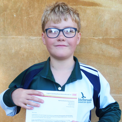 Kitebrook Orator tops National English Speaking Awards