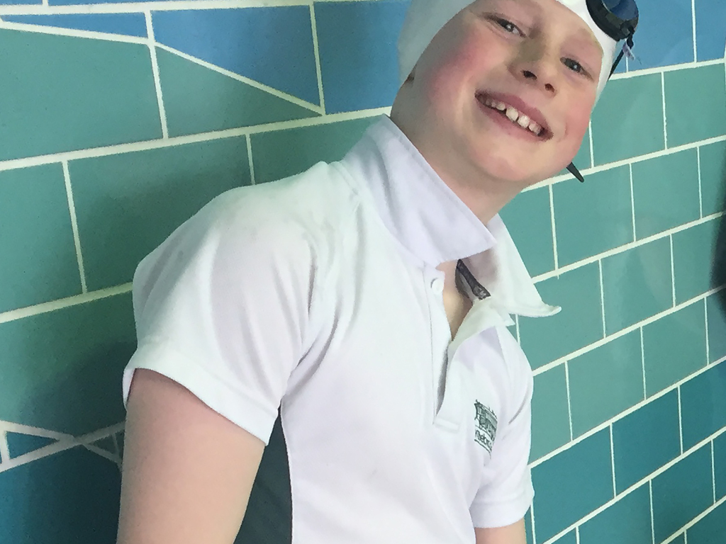 Max H. at the IAPS Swimming Gala