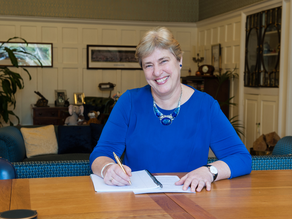 Mrs Pardon in Drawing Room