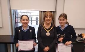 Two senior winners, Isabella Klein and Amelia Stott