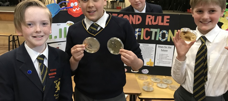 Ozz Opher, Ivo Woodward, Kip Sampson and Oliver Donoghue scooped the top prize in Monmouth Science Fair.
