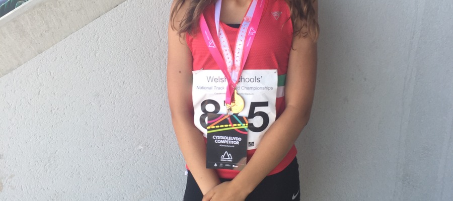 Monmouth School for Girls’ athlete Antonia Dawes clinched her first Welsh Schools title in Cardiff.
