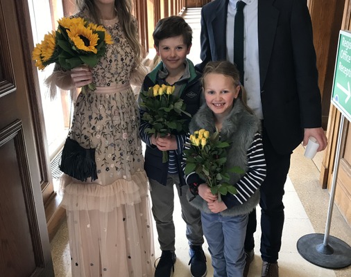 Henri Dinger & Anna Perkins wedding