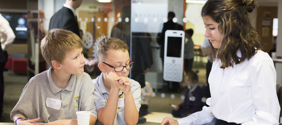Year 5 pupils used the City College Norwich StartUp Lounge as inspiration