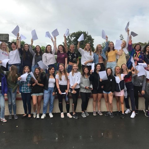 PR_ ND Girls celebrate outstanding GCSE Results 2018