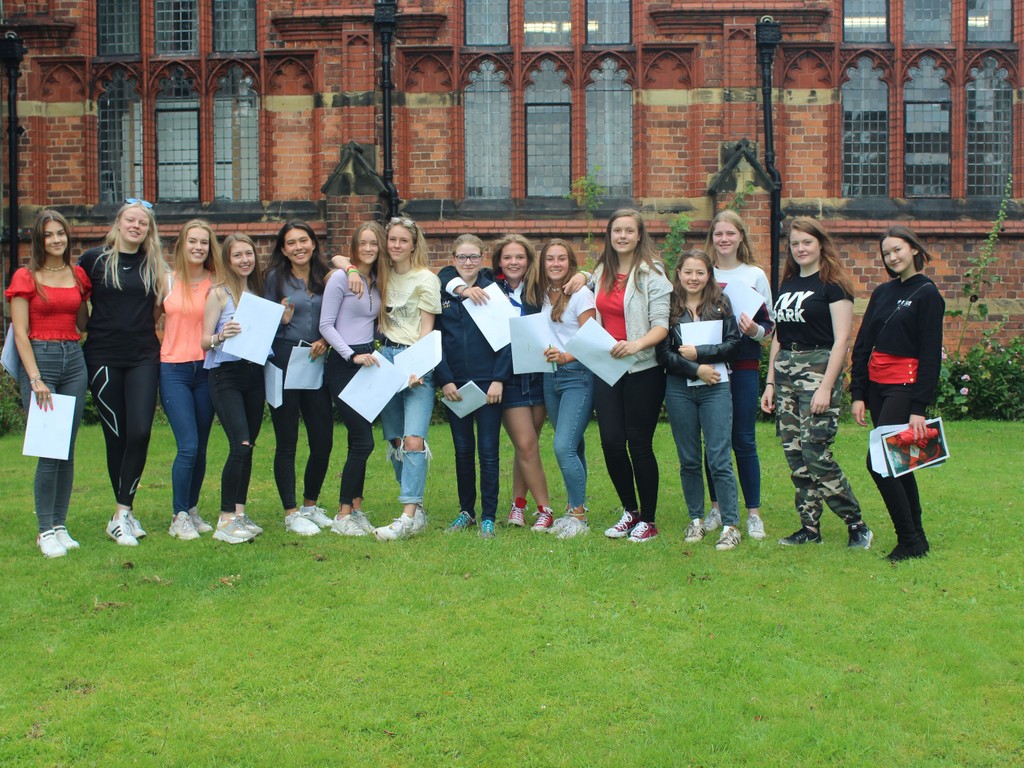 Queen’s girls celebrate top GCSE results