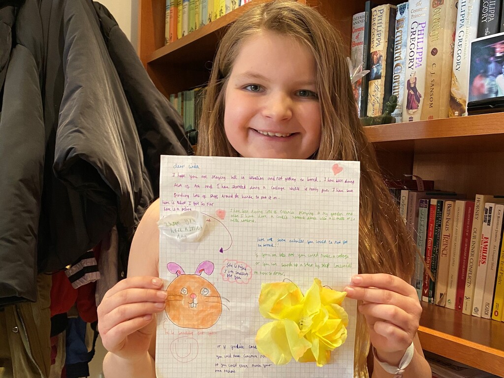 Elizabeth (III Form) - Posting Her Letter To Age UK CROPPED