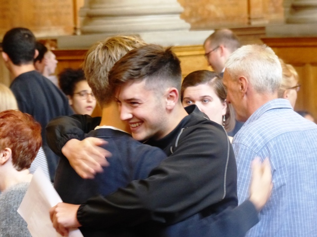 Students celebrate GSCE success at RGS