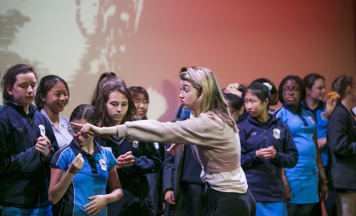 Charlotte Kennedy in action