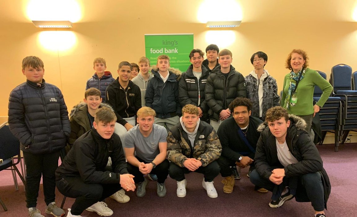 Sedgwick House food bank donation