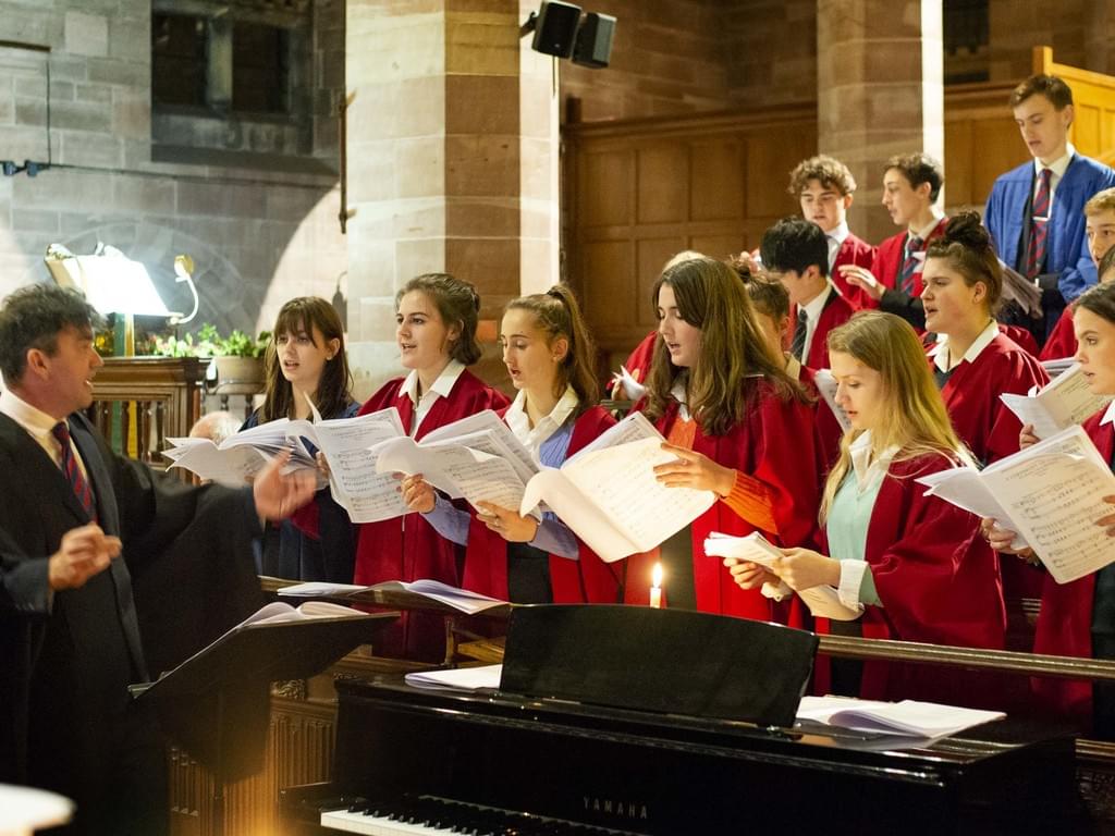 Sedbergh Chapel Choir led by Mr Seymour