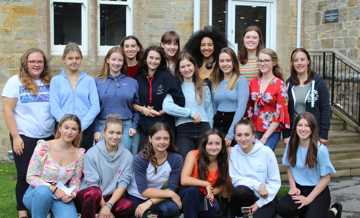 Mayfield Girls celebrating another set of exceptional A Level results.