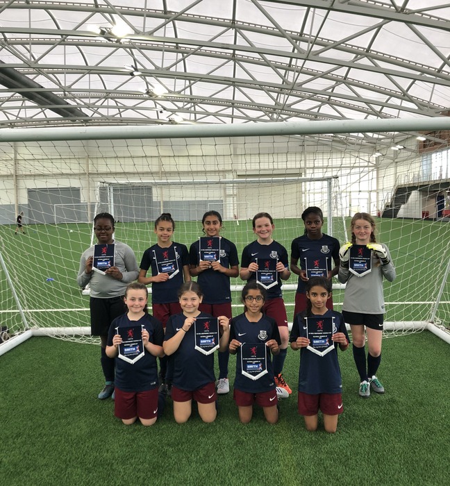 U11 girls at St George's Park 1