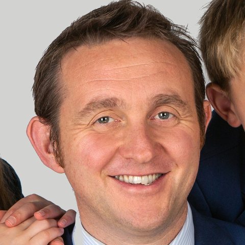 Mr Hammond with his family