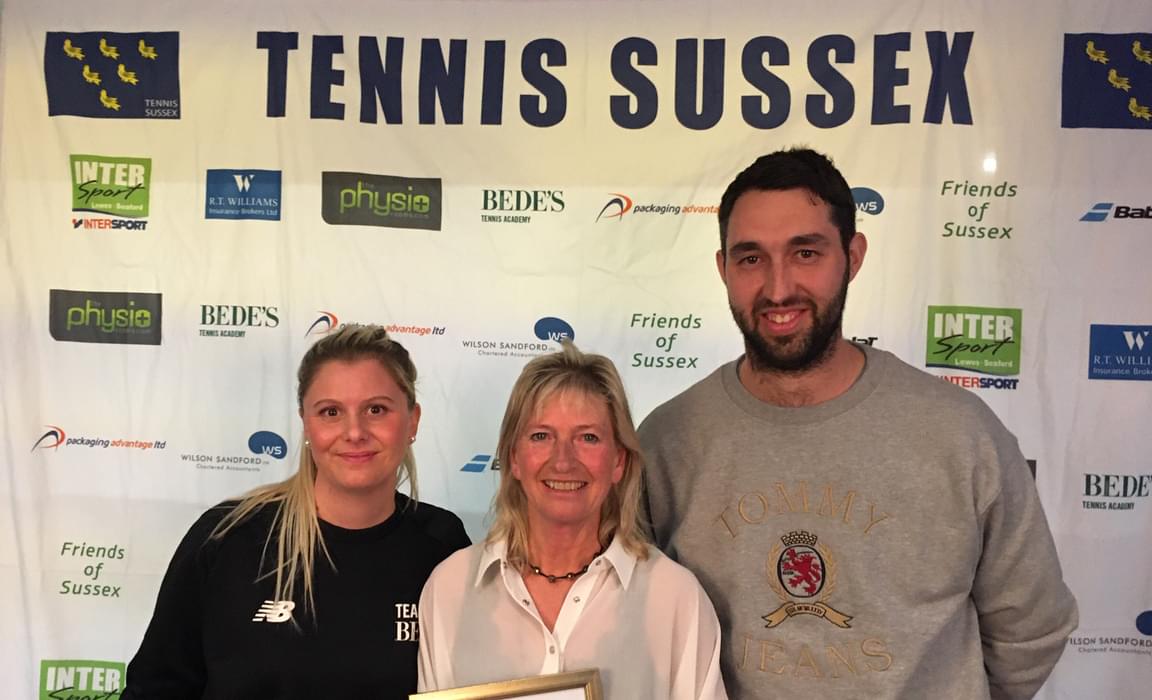 L to R: Bede’s Head of Tennis, Francesca Scollo and Bede’s Prep Tennis Coaches, Jane Nash and Matthew Golledge