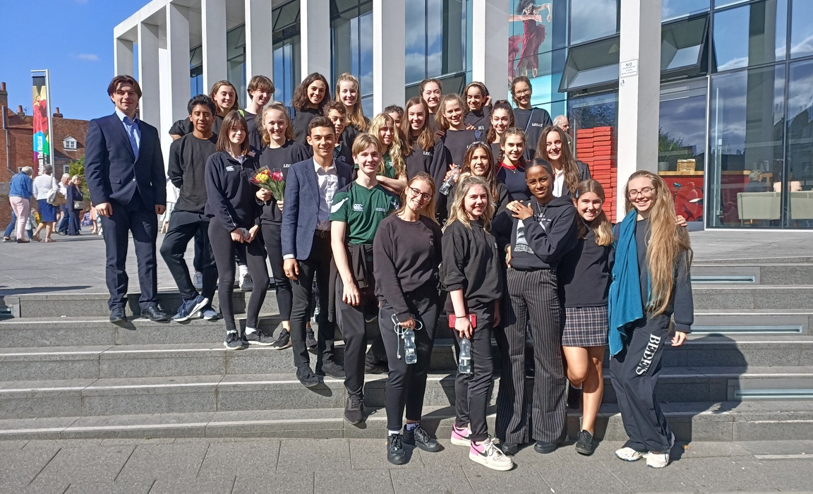 Bede’s Legat Academy dancers at the Marlowe Theatre in Canterbury