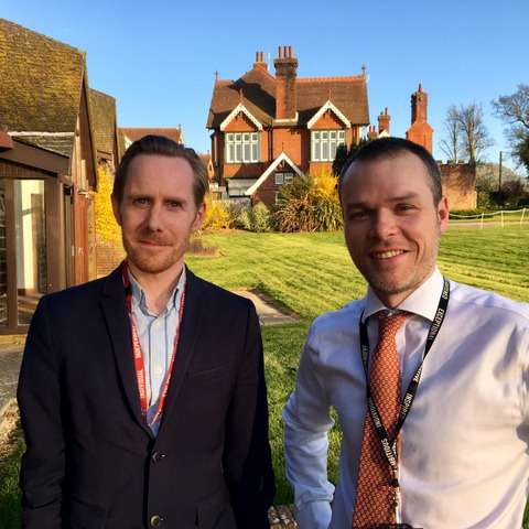 L to R: Tom Steer and Paul Gibbs