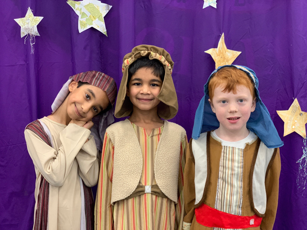 Lower Prep pupils perform their virtual Nativity.