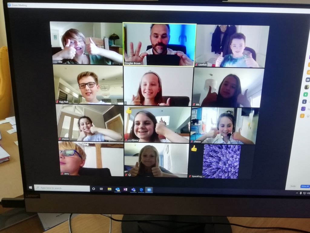 Face to face lessons on Zoom