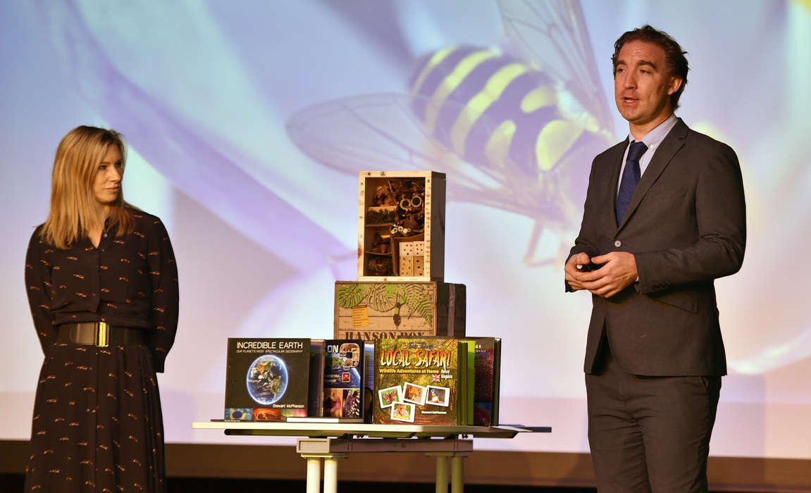 Stewart's enthusiasm for bugs is infectious