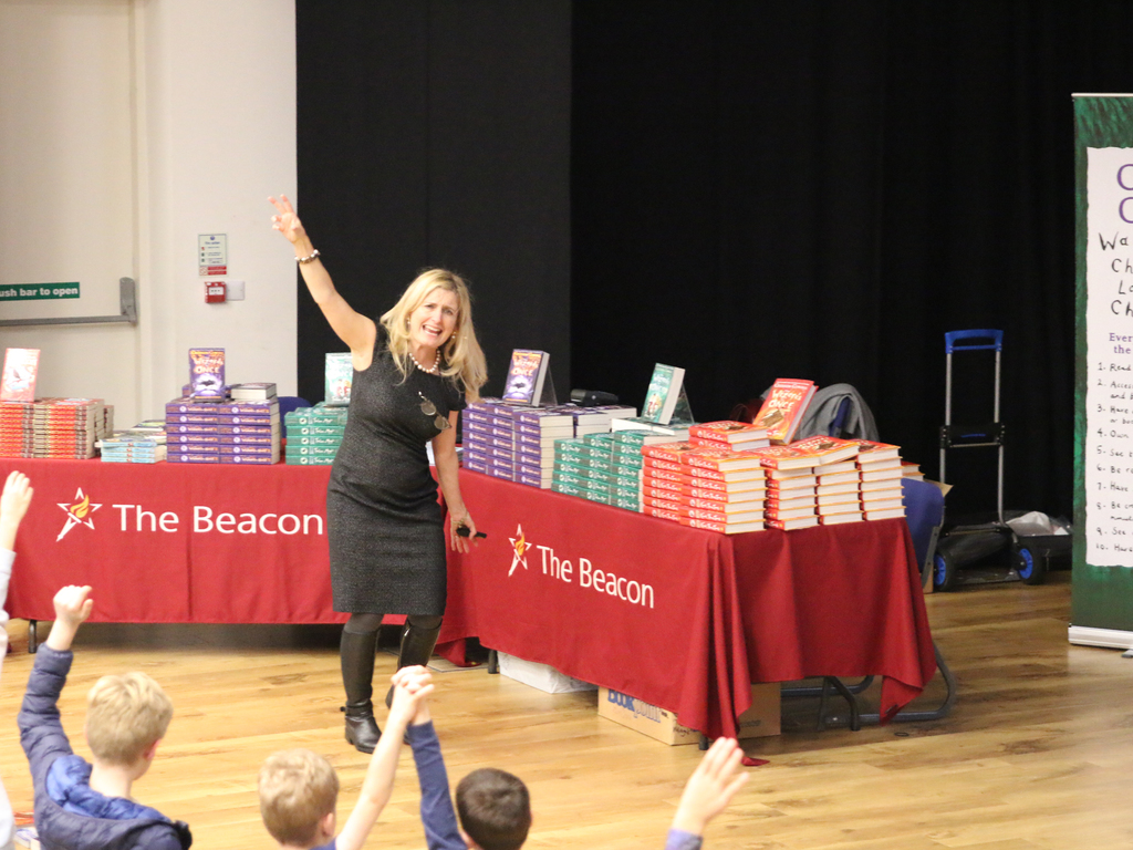 Cressida Cowell visits The Beacon 4