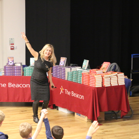 Cressida Cowell visits The Beacon 4