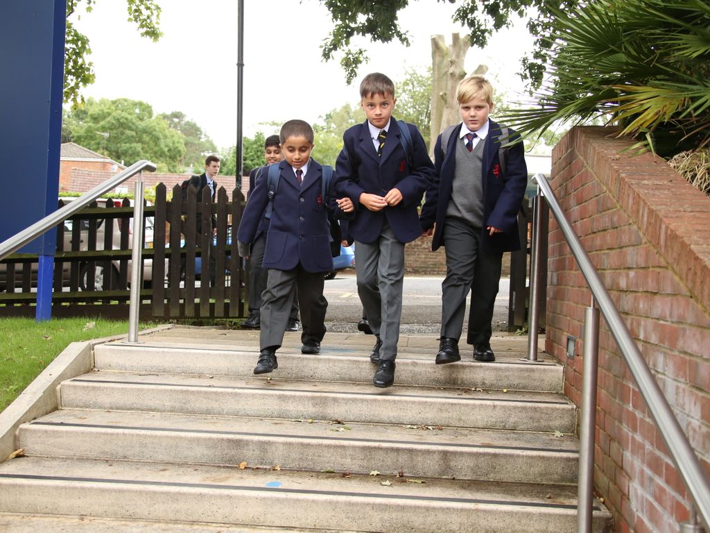 John Lyon pupils at their Harrow-on-the-Hill School site.