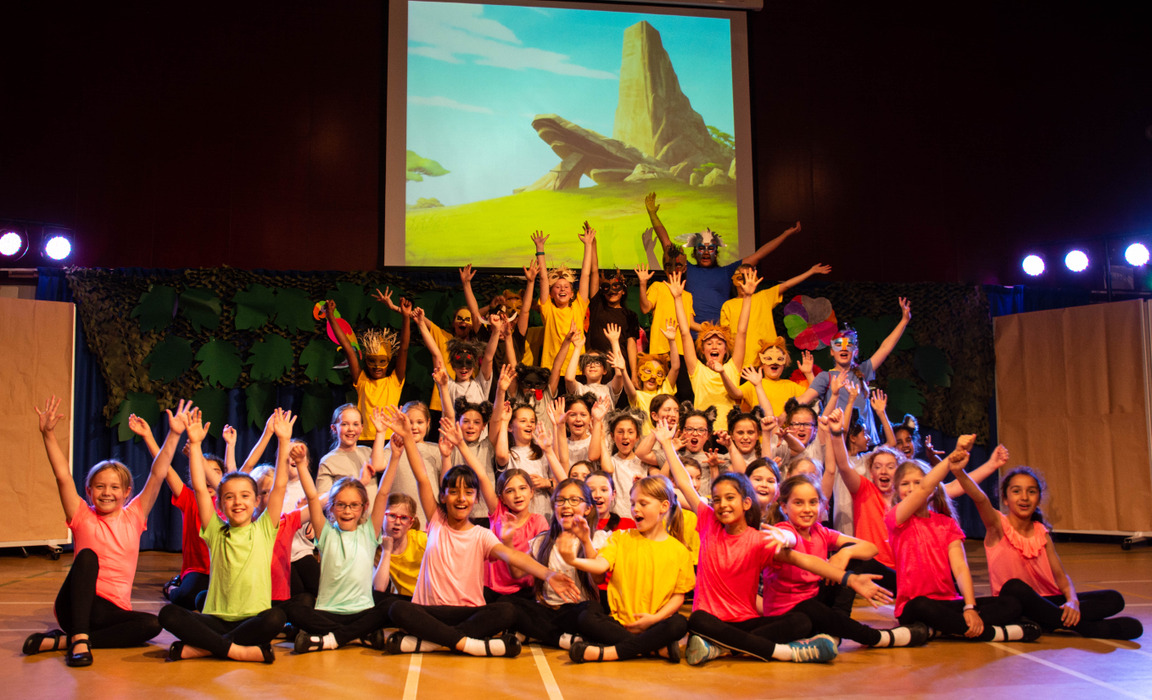 The Lion King cast.