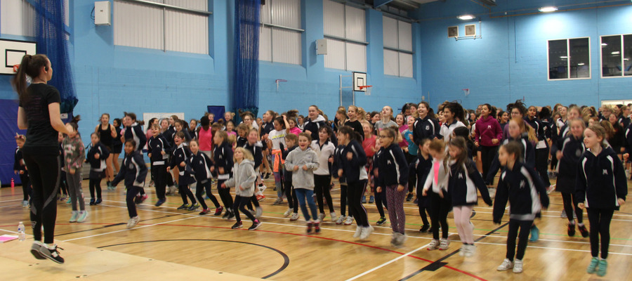 The Marist School Does Zumba