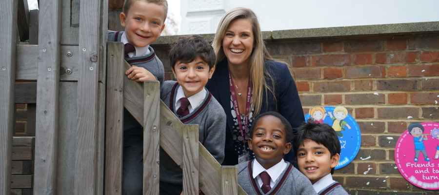 Dr Zoe Dunn, Head of UCS Pre-Prep, was delighted the the school's continual focus on pupils' wellbeing was recognised by the WAS award.