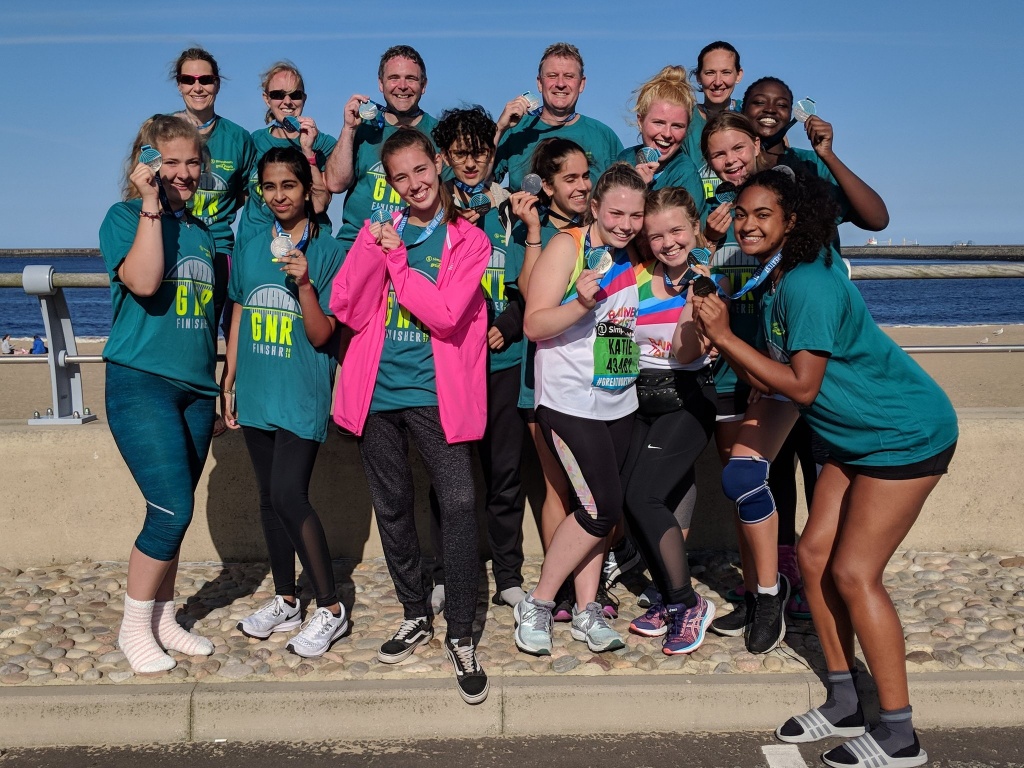 RMS Great North Run team