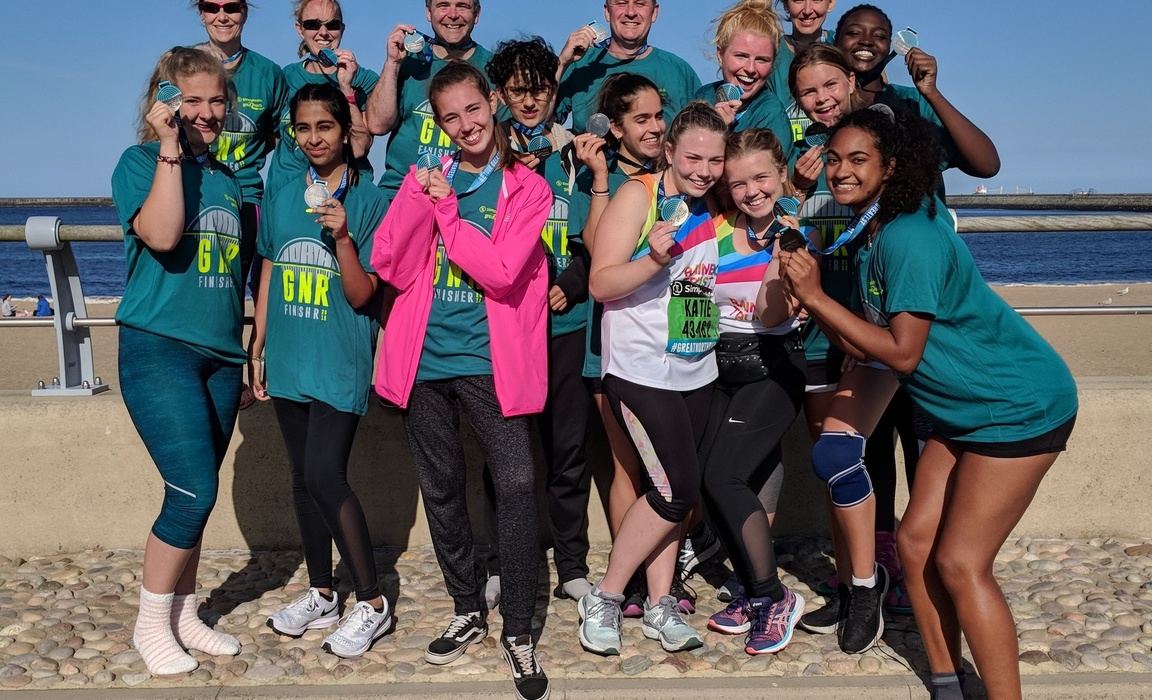 RMS Great North Run team